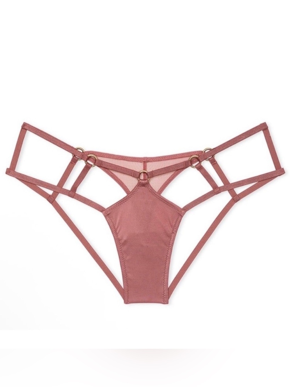 NWT Victoria’s Secret Very Sexy Strappy-Back High-Leg Cheeky Panty Mauve Mist